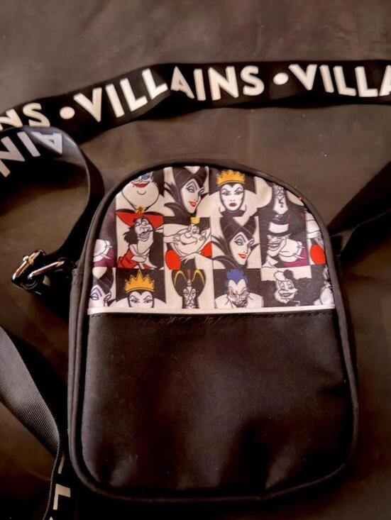 Disney Handbags - Disney Villains Black Crossbody Bag Y2K Style Women's Accessory